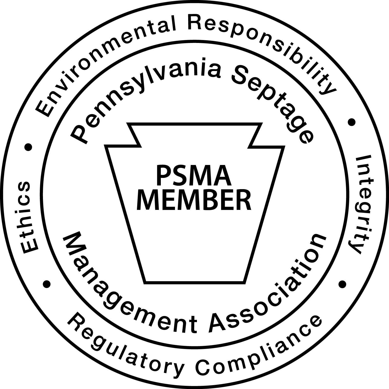 Pennsylvania Septage management Association PSMA Member Badge